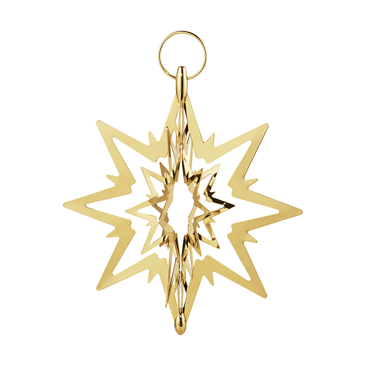 Topstjerne, lille - forgyldt